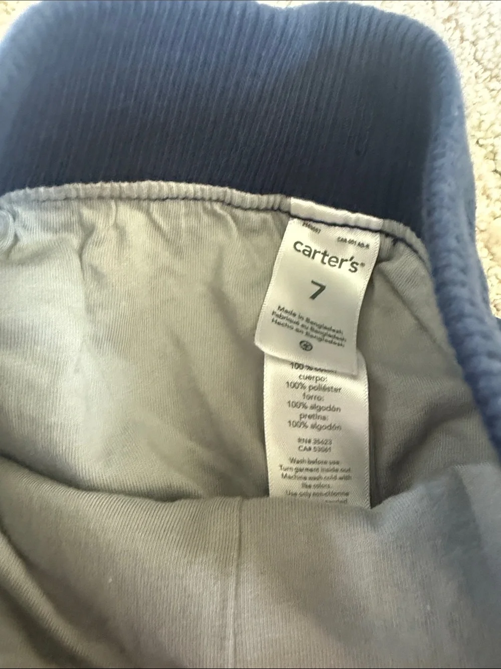 Navy Track Pants with Side Stripes